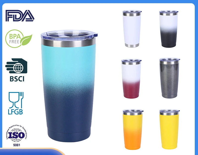 Ice Drinks Hot Beverage 20oz Mug Double Wall Stainless Steel Vacuum Insulated Travel Tumbler