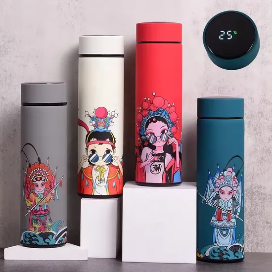 500ml 二重壁ステンレス鋼魔法瓶コーヒーマグ